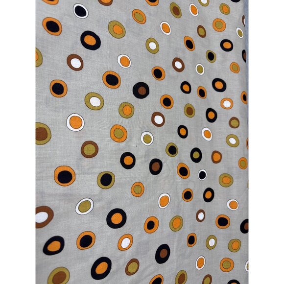 V.I.P. by Cranston Retro Circle Print Fabric 1/2 yard x 44" Cotton Sewing Materi - Picture 1 of 4